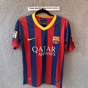 Nike Barcelona Jersey 2013 2014 S Small Home Football Soccer Small Thailand made
